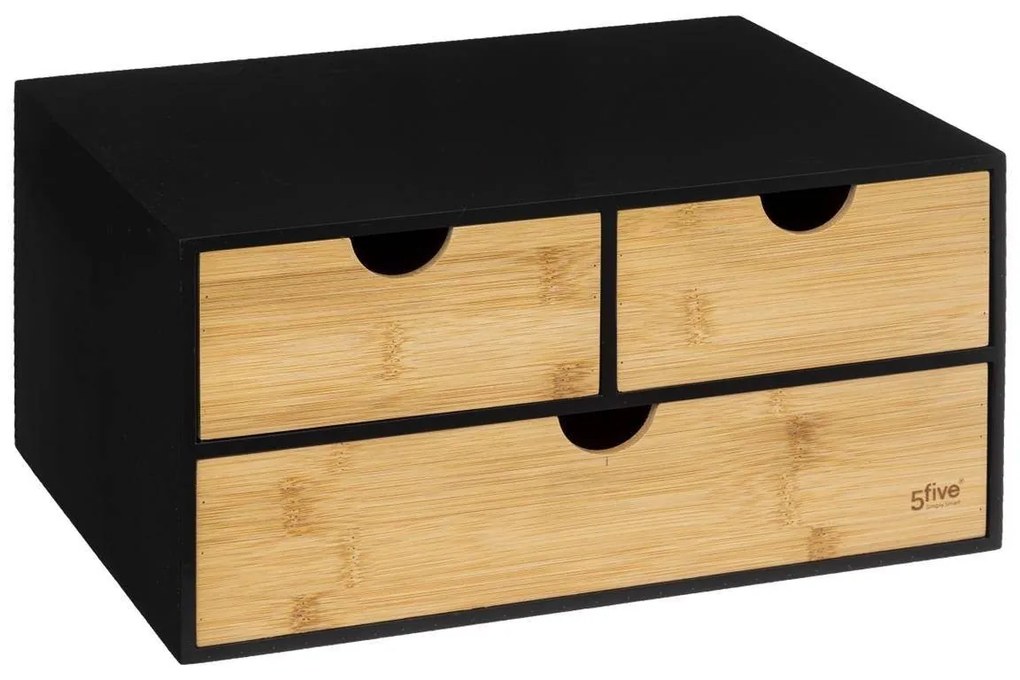 Organizér Practicality 3 šuplíky bambusový