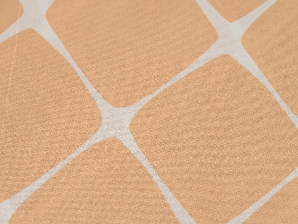 Bavlnené obliečky ARMINA marhuľkové Rozmer obliečky: 2 ks 70 x 90 cm | 200 x 220 cm