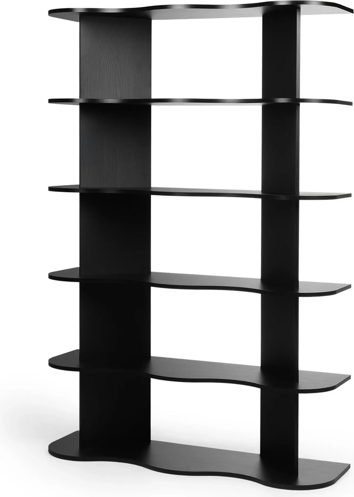 Knihovna Rheo 120 cm černá