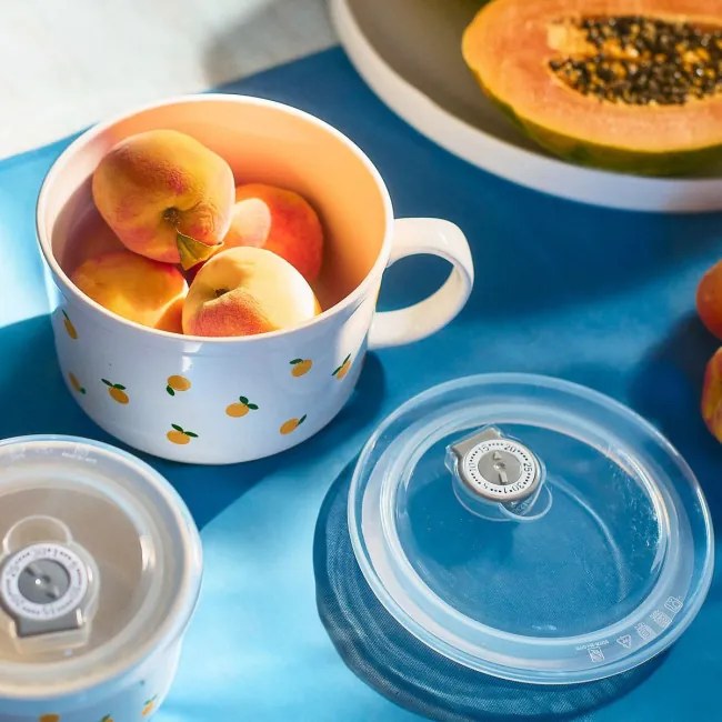 Miska s vekom BALIS s citrónmi a uškom 886664