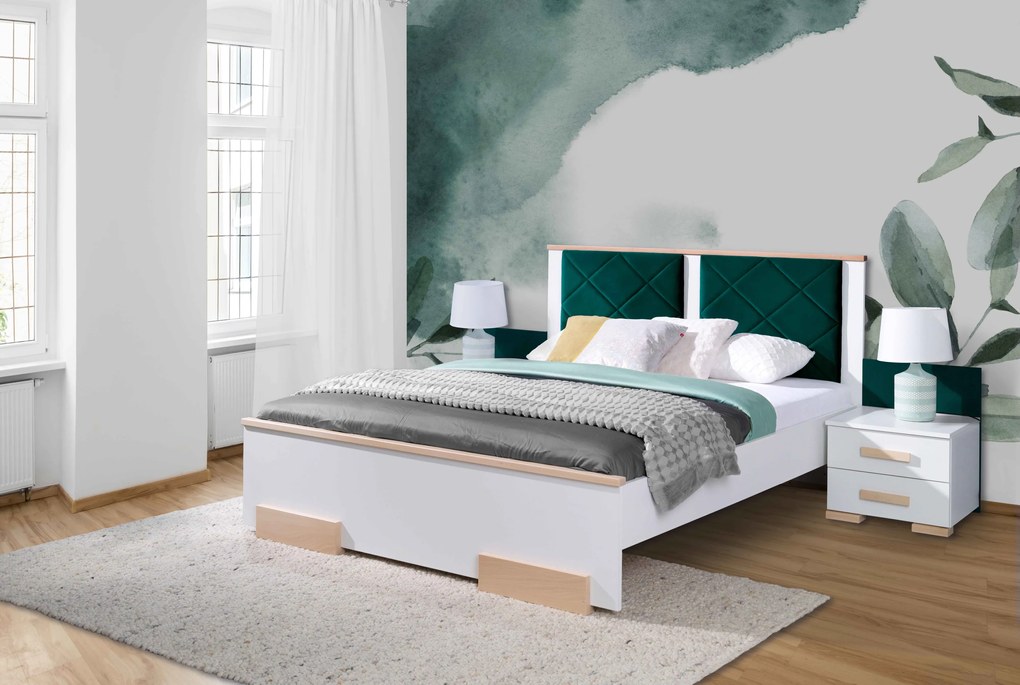 Manželská posteľ Zafra Prevedenie: 140 x 200 cm