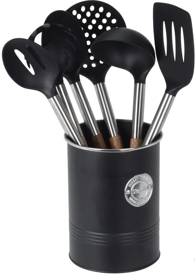 Kuchynské náčinie v stojane, 7 ks, Excellent Houseware