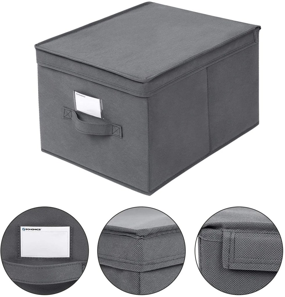 Úložné boxy Mera sivé