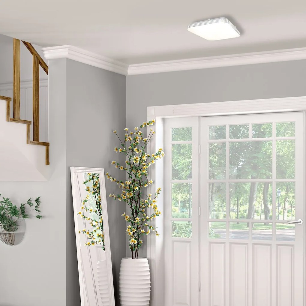 Stropné LED svietidlo Largo, 1x LED 27w, 4000k, w