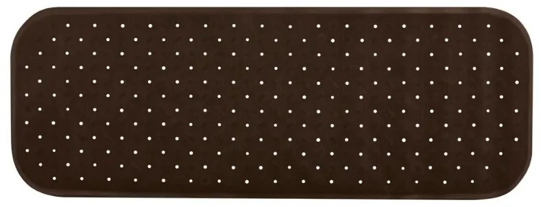 Spirella Protiskluzová podložka do vany CLASSPremium, hnedá, 36 x 97 cm