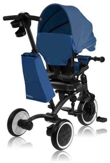 Lionelo - Detská trojkolka TRIS PLUS Blue Denim