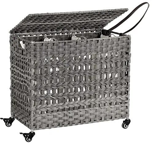 Ručne tkaný kôš na bielizeň SONGMICS LCB083G02