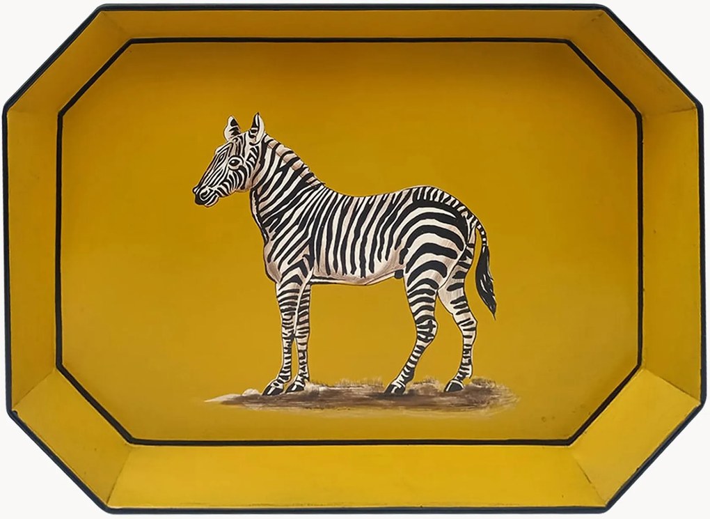 Ručne maľovaný dekoračný podnos Flora