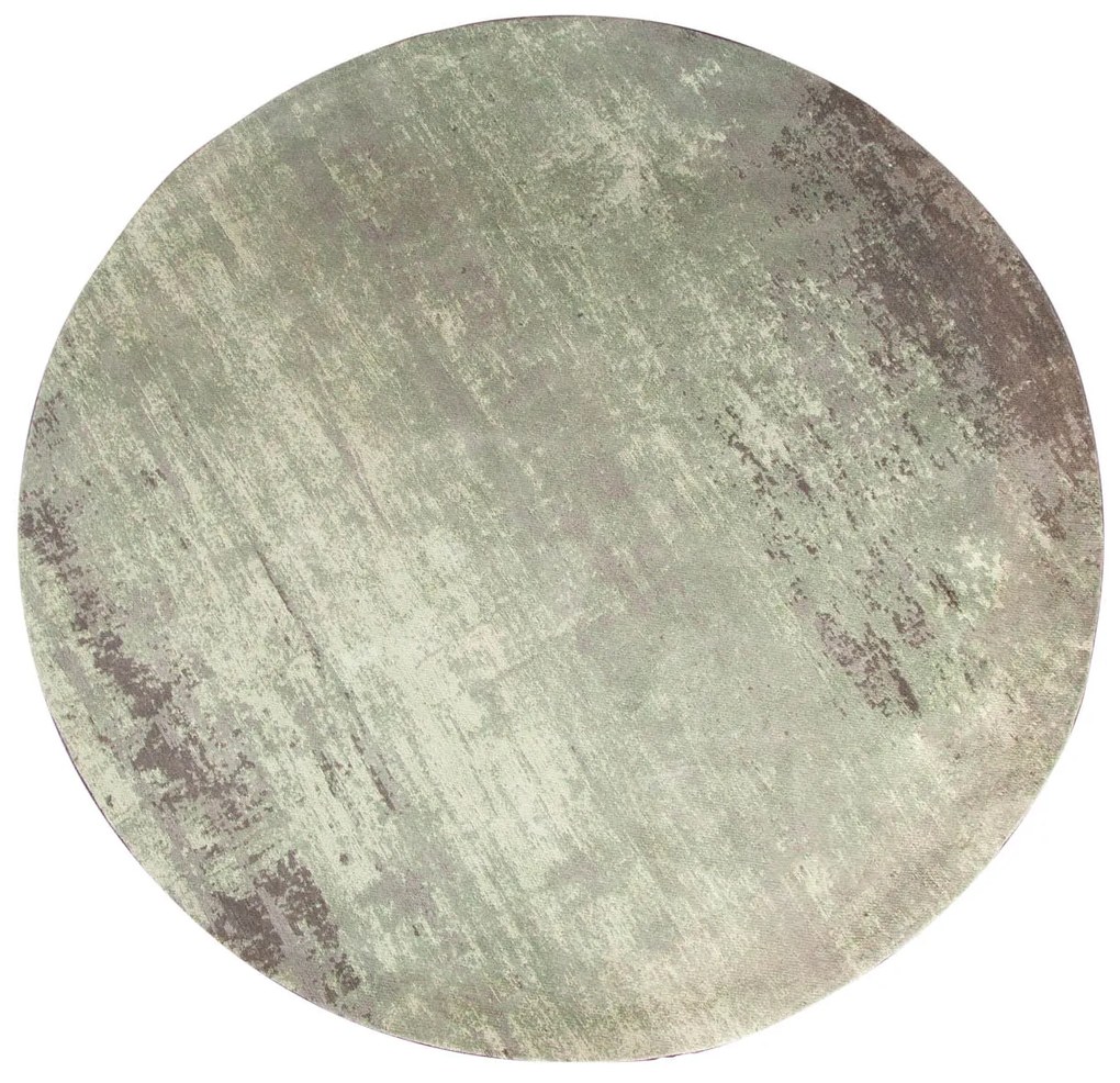 Koberec Modern Art 150cm okrúhly zelený béžový
