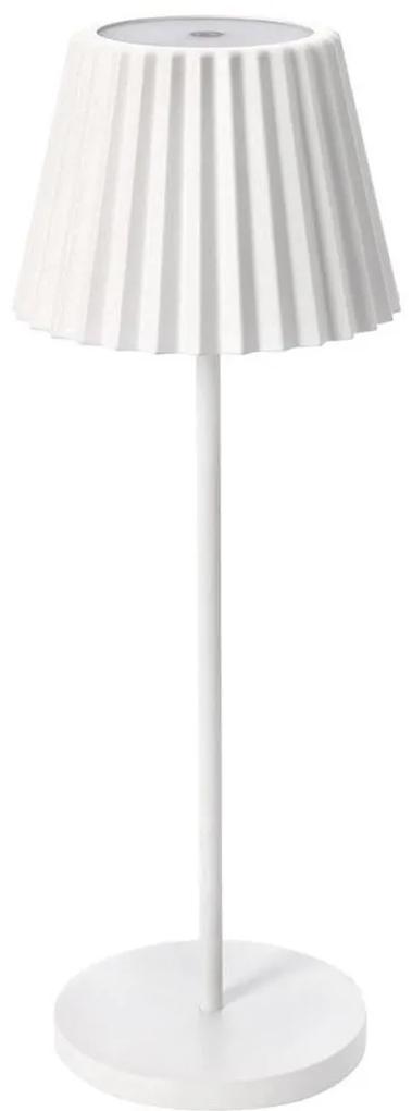Stolová LED-lampa „Artika White", Ø 12,5, výš. 36 cm