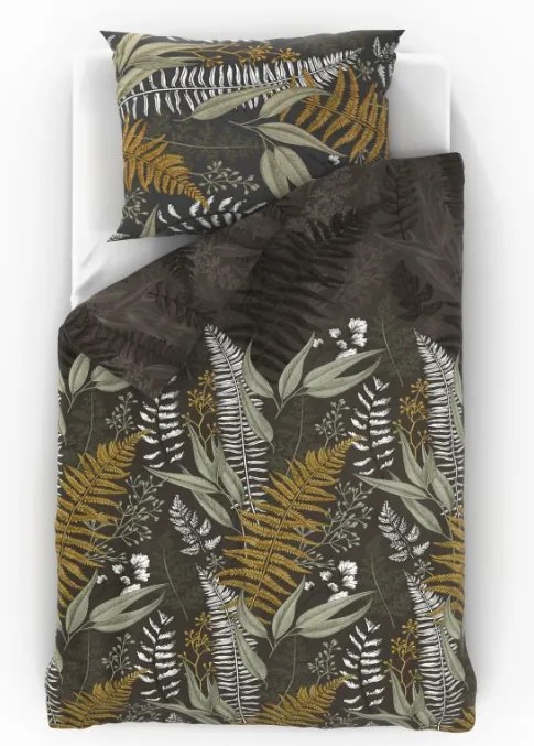 Saténové obliečky LUXURY COLLECTION  PAPRADIE 140x220/70x90 cm