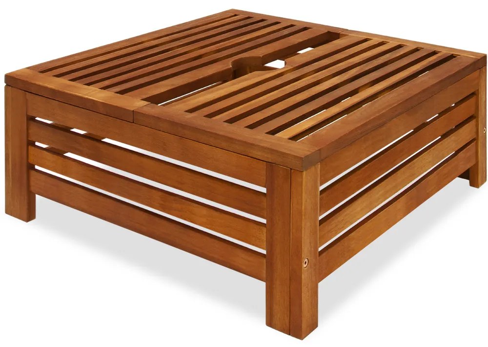 InternetovaZahrada Kryt stojanu na slnečník 62x62x26 cm - agát