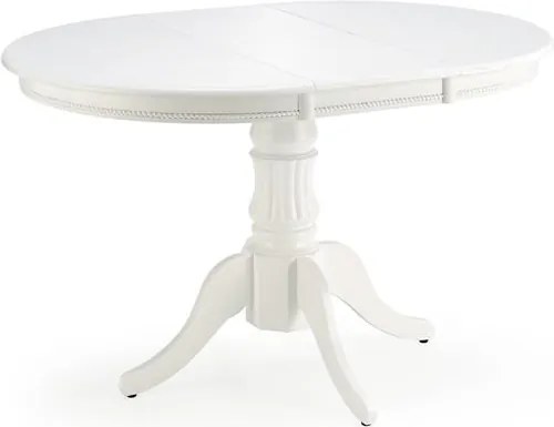 Rozkladací jedálenský stôl 90-124 cm Ferrara (biela) (pre 4 osôby). Vlastná spoľahlivá doprava až k Vám domov. 1048661