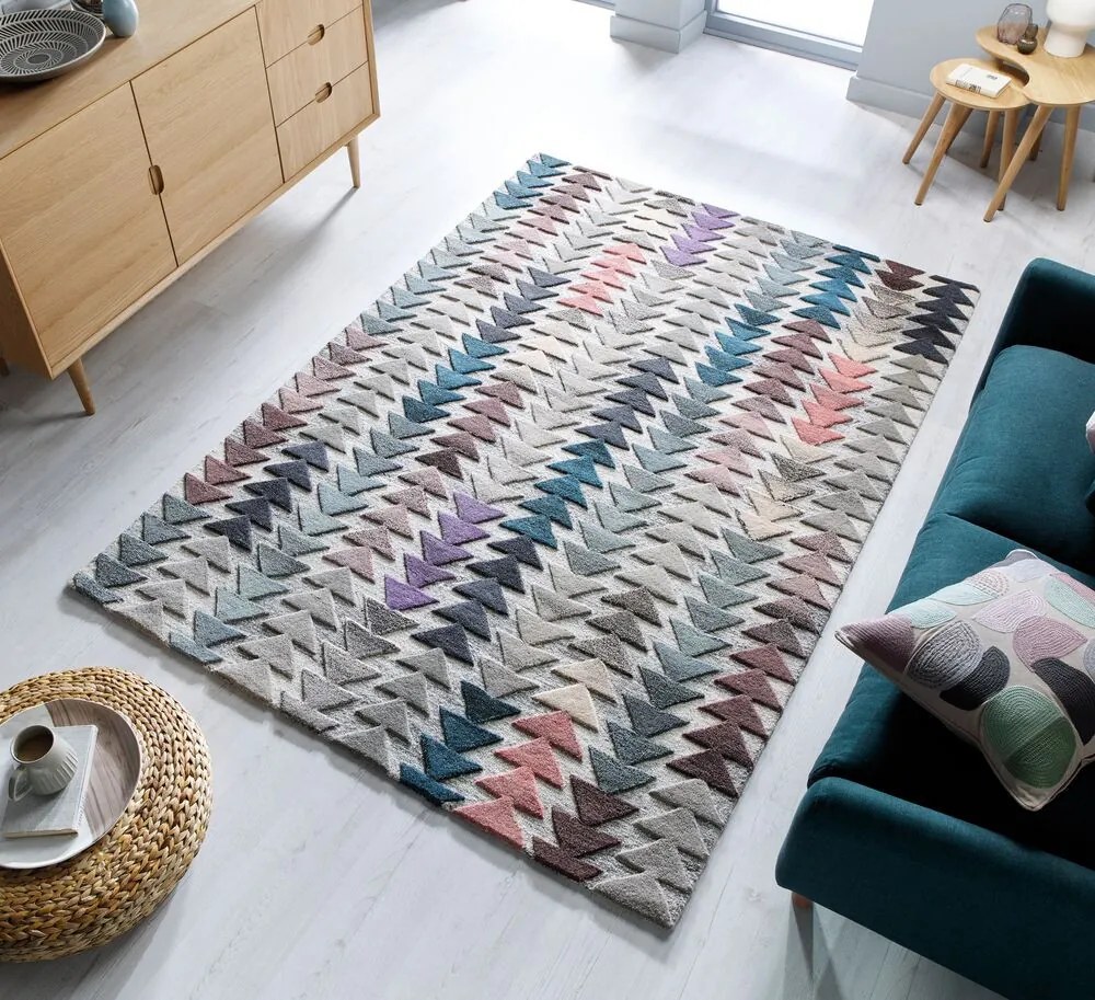 Kusový koberec Moda Archer Multi, 120x170, viacfarebná, obývacia izba, Flair Rugs