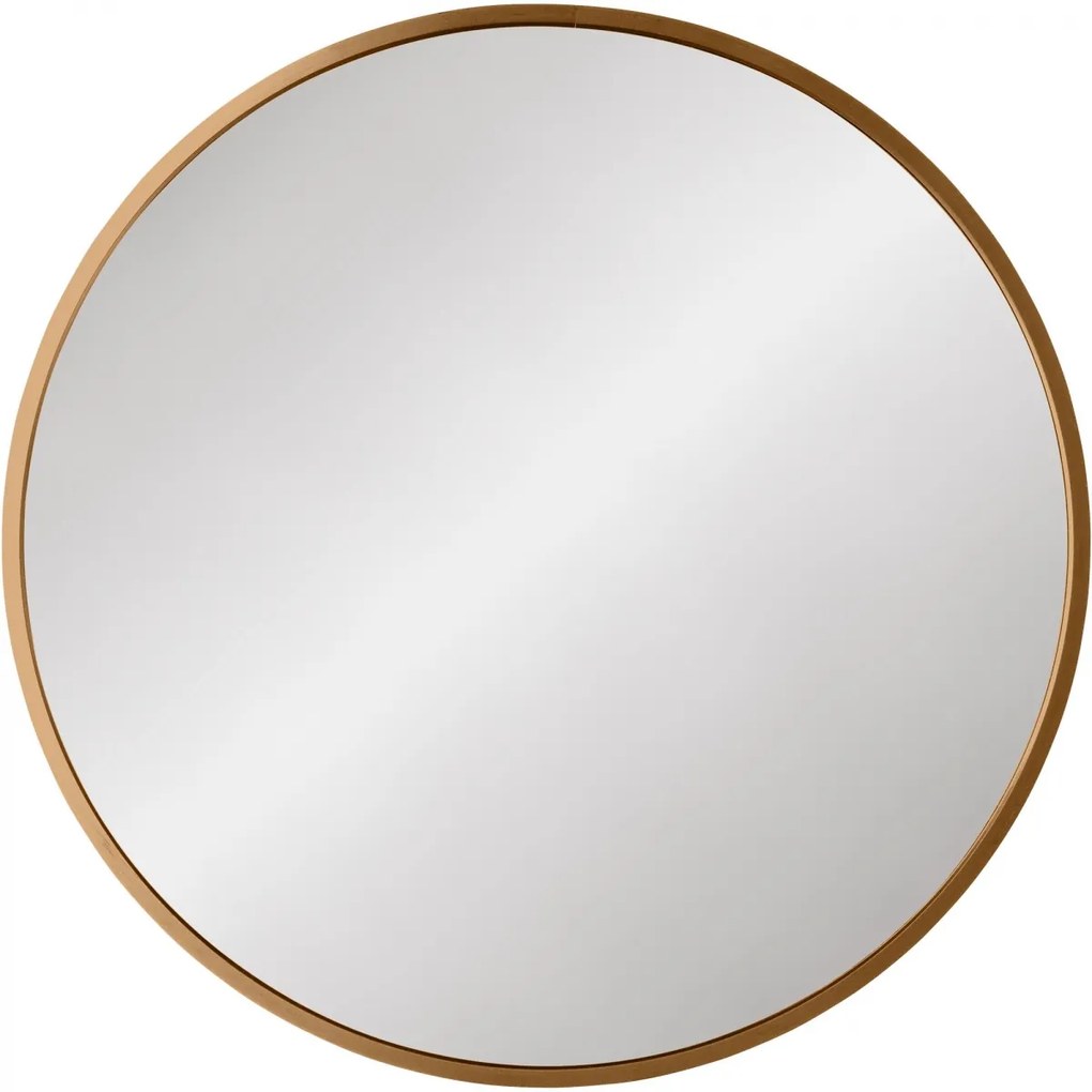 Nástenné zrkadlo Elsie M 323822 - 45x45 cm - Zlatá mat