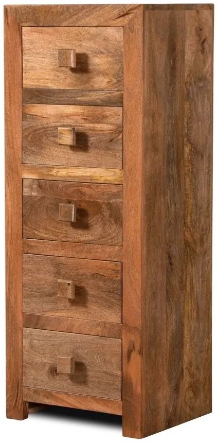 furniture-nabytek.cz - Zásuvková komoda masív z dreva manga 60x120x45