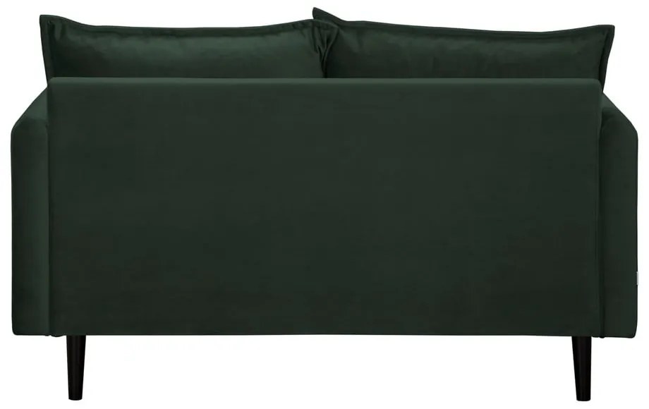 Tmavozelená zamatová pohovka 138 cm Juli – Ropez