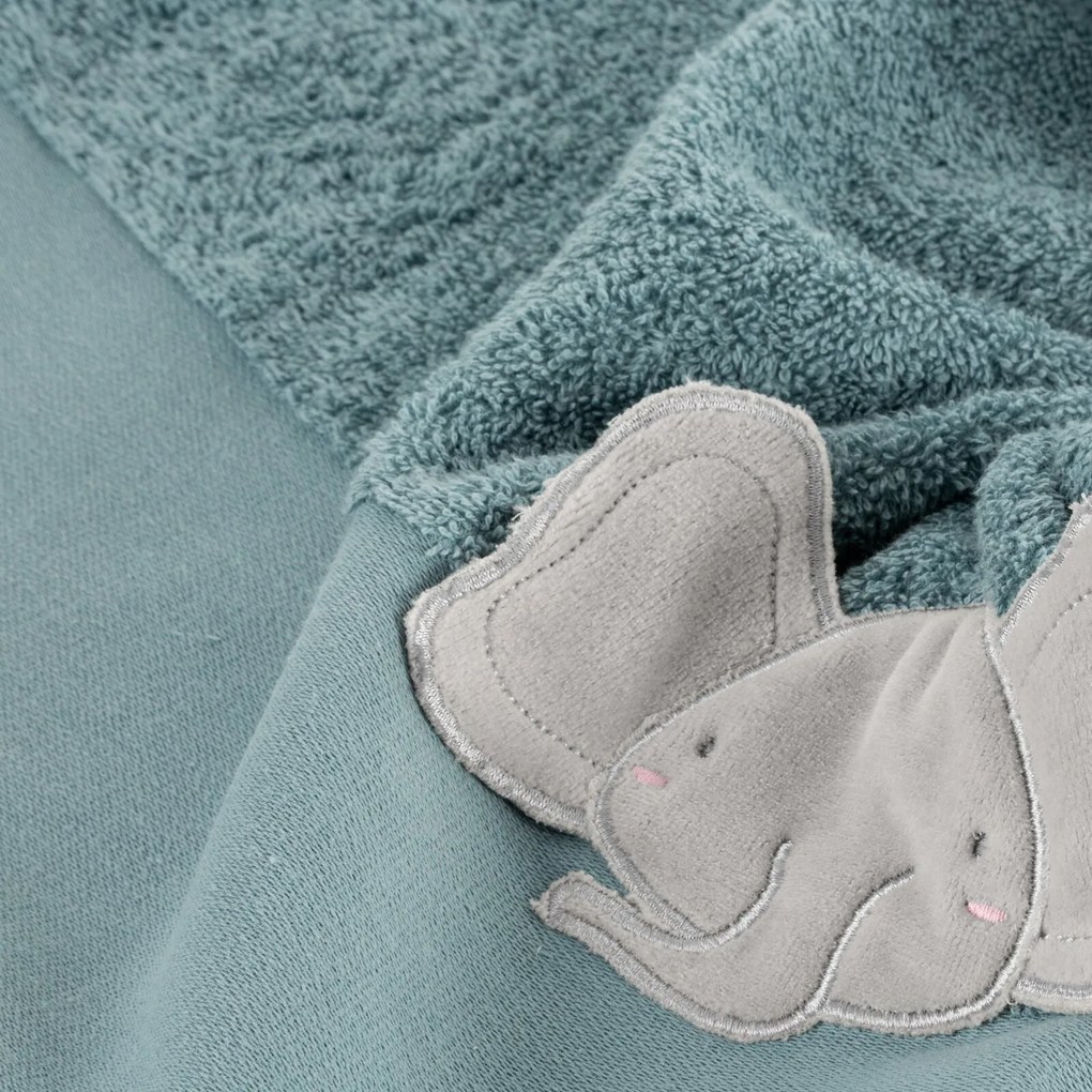 DETSKÝ BAVLNENÝ UTERÁK BABY59 SADA 6KS 50X90 CM MODRÁ