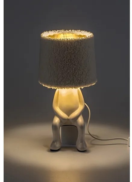 Rabalux 74218 - Stolná lampa SMURFY 1xE14/40W/230V biela