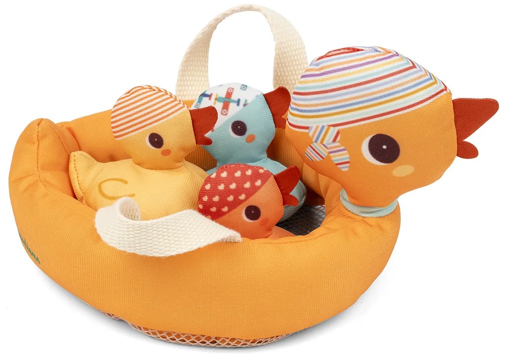 Lilliputiens - plávajúca hračka - mama kačka a kačičky