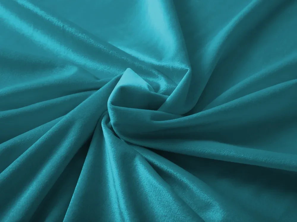 Biante Zamatový prehoz na posteľ Velvet Prémium SVP-035 Tyrkysovo modrý 260x280 cm