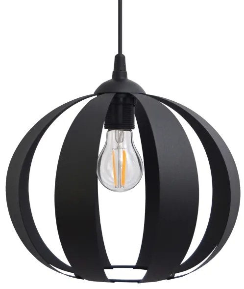 Luster na lanku NEWTON 1xE27/15W/230V čierna