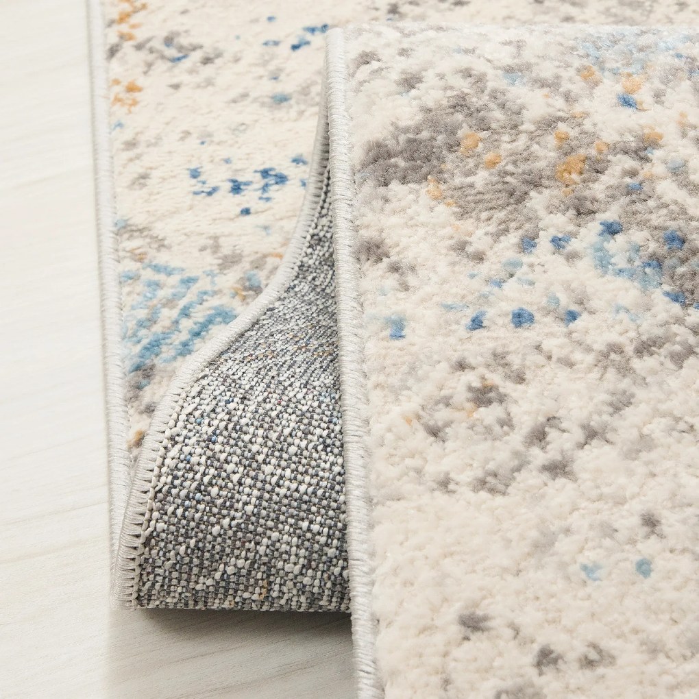 TA Koberec G500B BIELA/D_MODRÁ PORTLAND HIL Rozmer: 80x150 cm