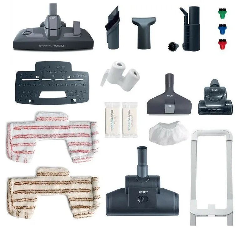 Parný vysávač Polti Unico MCV85 TOTAL CLEAN&TURBO, biela