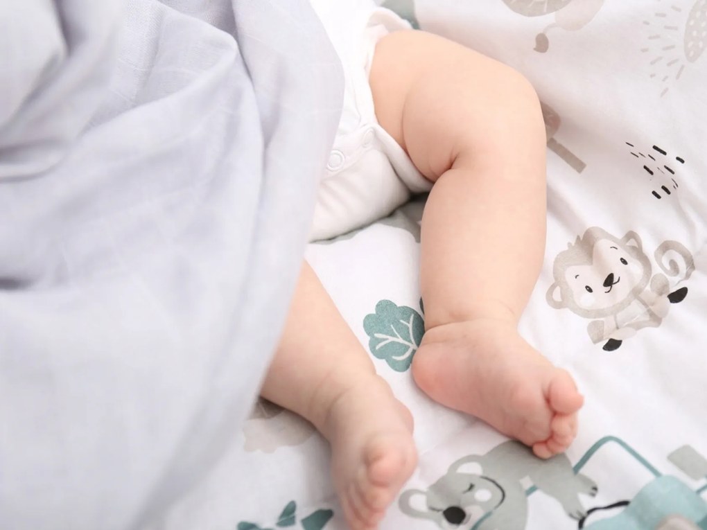 BabiM Mušelínová zavinovacia plienka 120x120 Comfort Farba: modrá