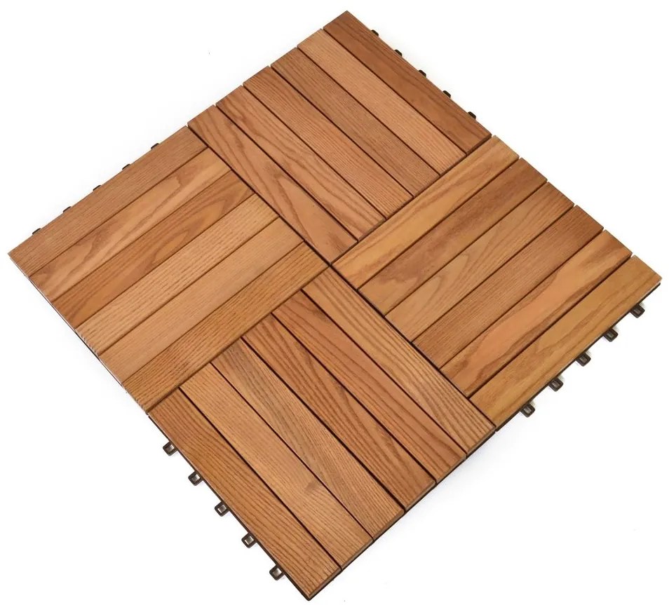 Rojaplast THERMOWOOD podlahové dlaždice 6 ks