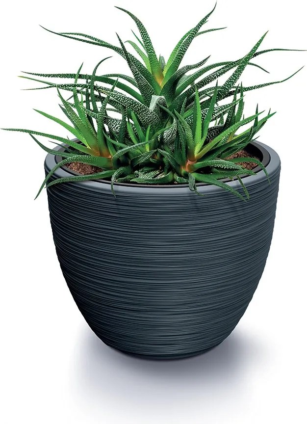 Kvetináč s vkladom FURU svetlosivý