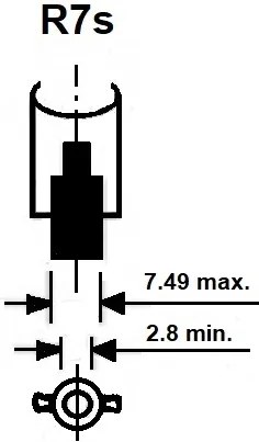 Rabalux Priemyselná žiarovka R7s/120W/230V 118 mm 2800K