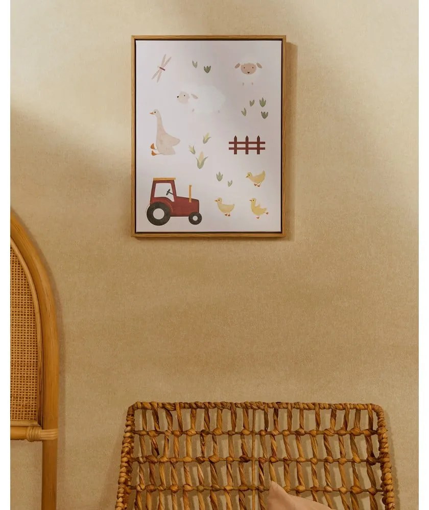 Detský obrázok 30x40 cm Pecky – Kave Home