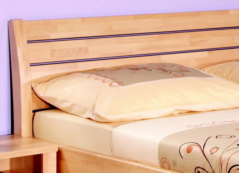 Posteľ Alma 180x200 cm, prírodný buk