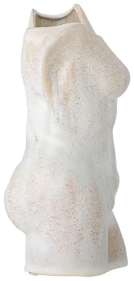 Krémová váza z kameniny Athena – Bloomingville