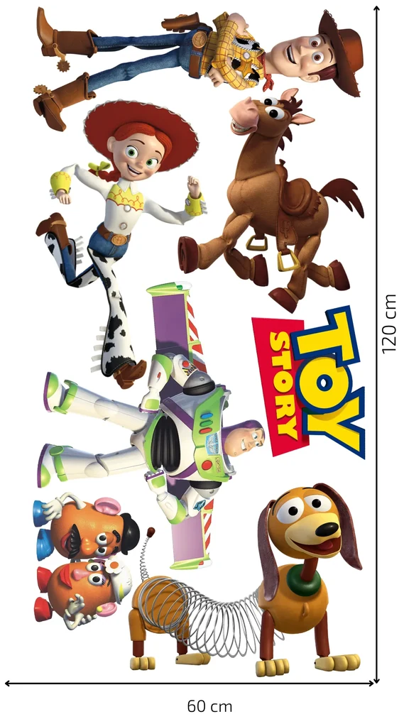 Samolepka na stenu "Toy Story"