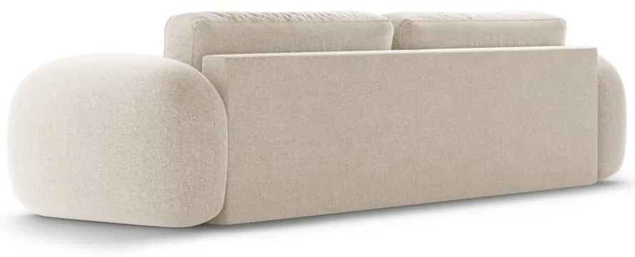 Béžová ženilková rozkladacia/s úložným priestorom pohovka 262 cm Tonale – Cosmopolitan Design