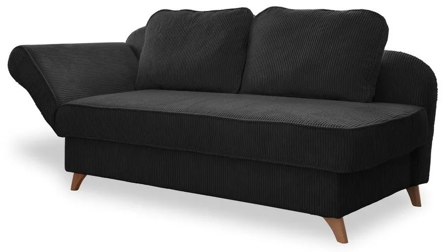 Antracitová menčestrová leňoška (ľavý roh) Chic Charlotte – Miuform