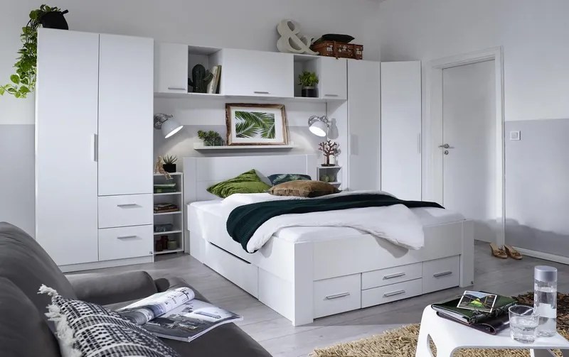 Posteľ Isotta 180x200 cm, biela