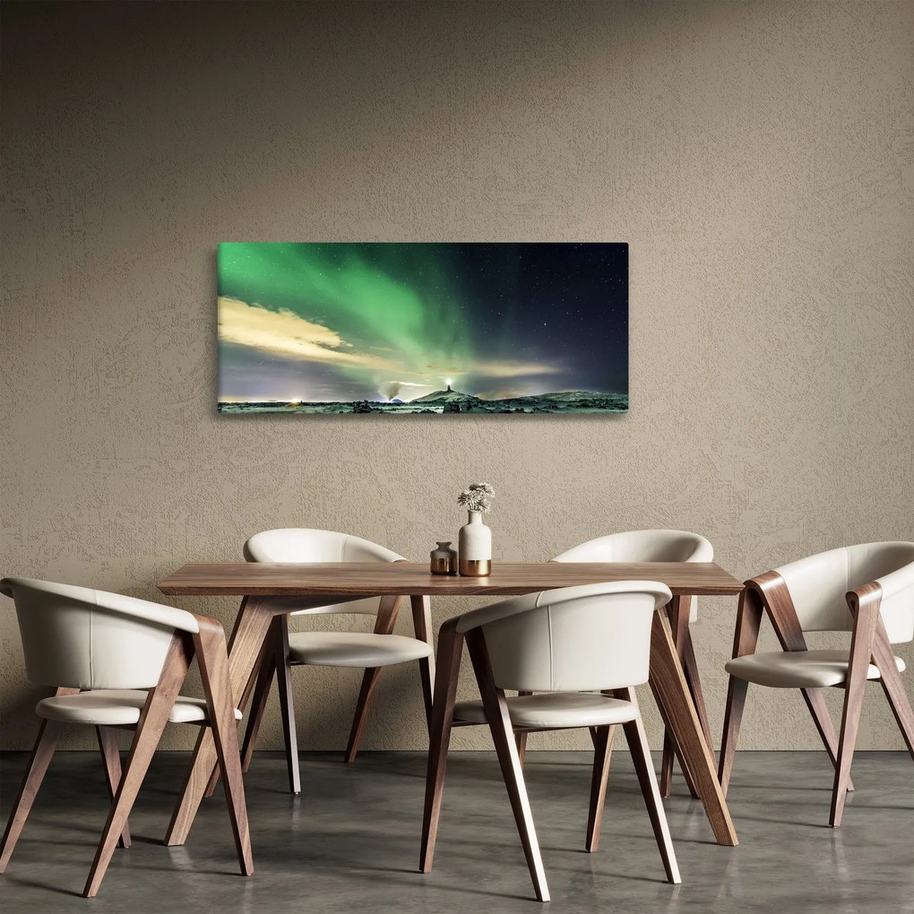 Obraz polárna žiara (120x50 cm)