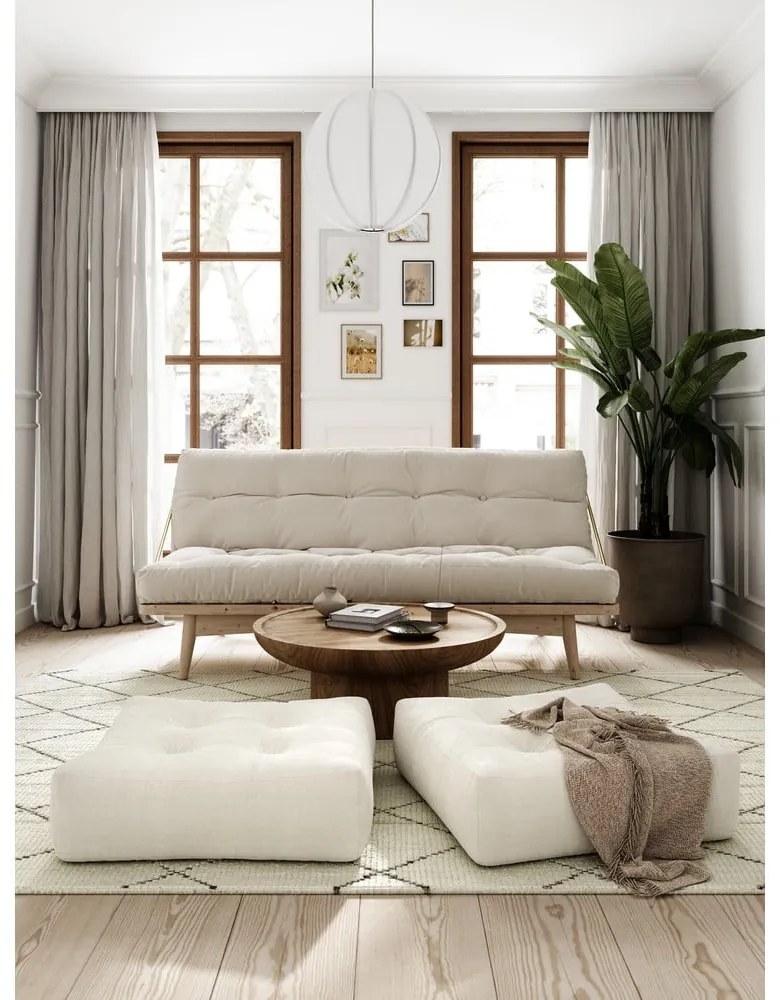 Horčicová rozkladacia pohovka 190 cm Folk – Karup Design