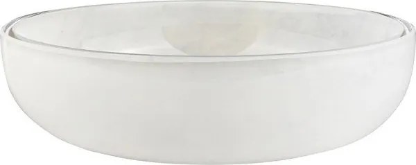 Krémovobiela sklenená nádobka na mydlo Opal – Mette Ditmer Denmark