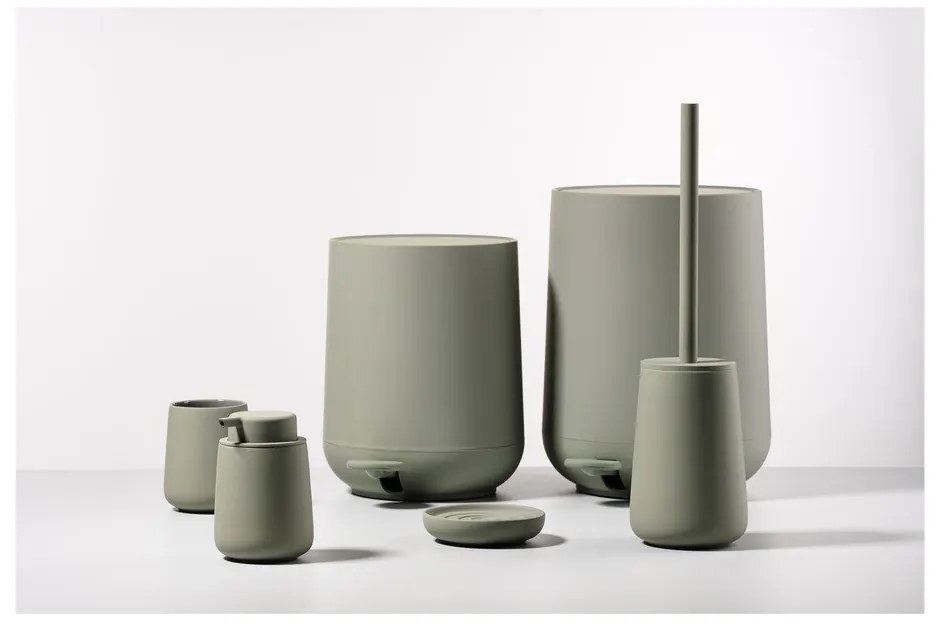 Zelený pohárik z kameniny na zubné kefky Zone Nova One