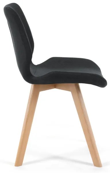 Set štyroch jedálenských stoličiek SJ.0159 čierne