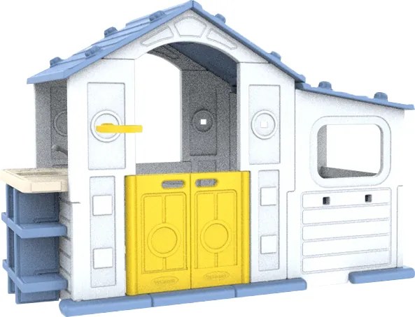 Ramiz Veľký dom s predsieňou, košom a umývadlom Modrá strecha