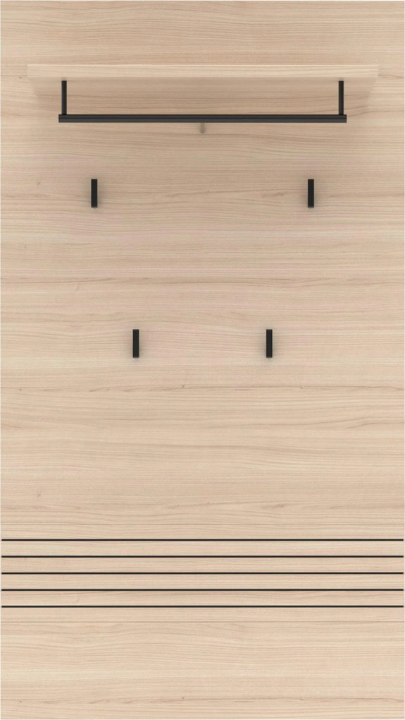 XXXLutz VEŠIAKOVÝ PANEL, farba duba, 78/139/30 cm Xora - Vešiakové steny - 002737048103