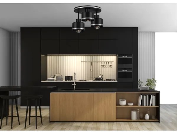 Prisadený luster BODO SILVER 3xE27/60W/230V