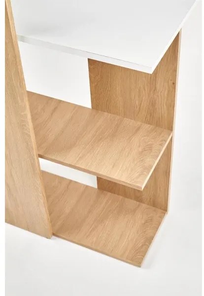 Písací stôl COZYRA dub/biela