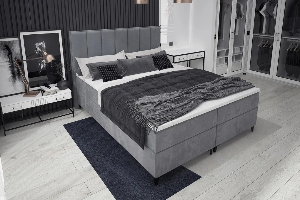 IVETTE 2 MANŽELSKÁ POSTEĽ 160X200 + 2 x MATRAC + TOPPER