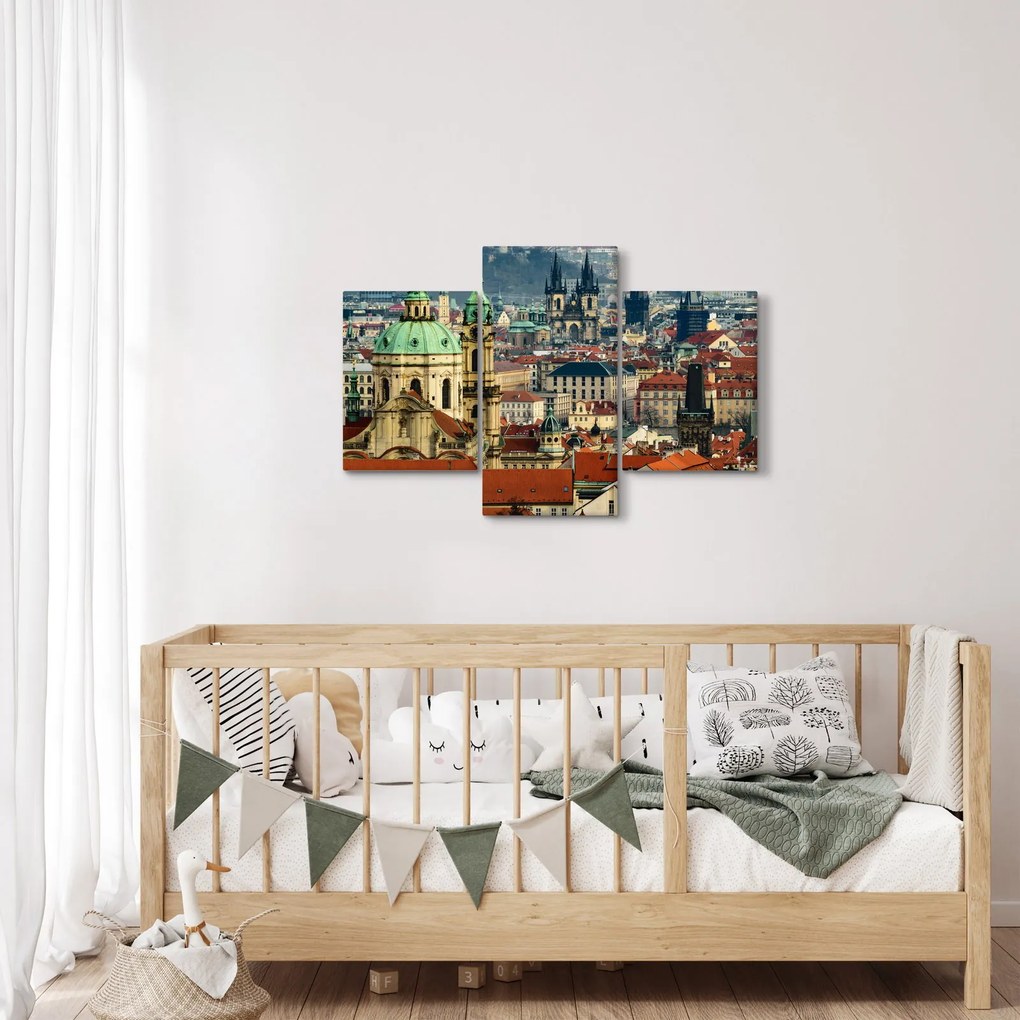 Obraz - Panorama Prahy (90x60 cm)